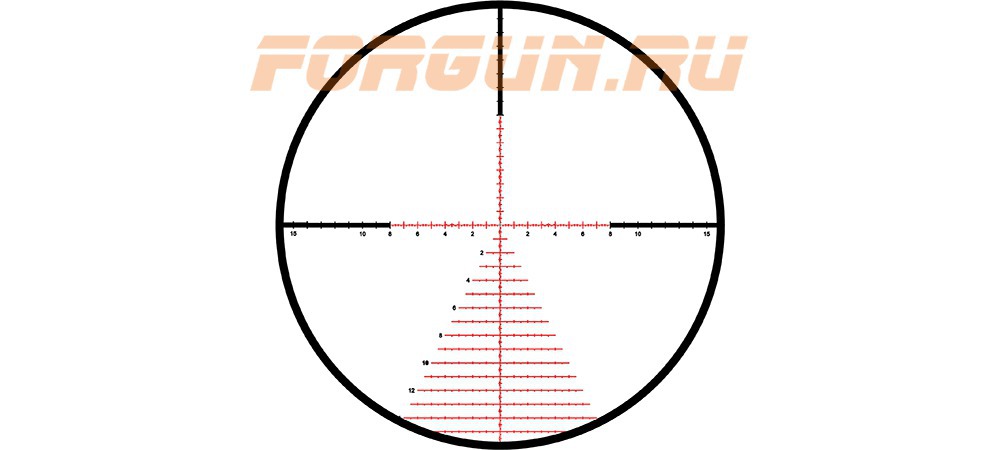 Сетка SKMR4 в прицеле Kahles K525i 5-25x56, SKMR4, 1 см/100 м, CCW, лев. (10671)